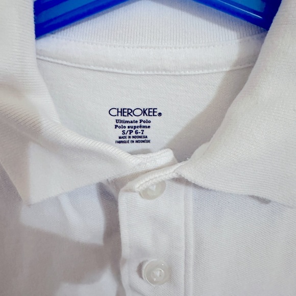 Kids white polo shirt - Picture 2 of 2